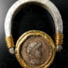 Ancient coin reversible ring R275. François Villaret design.