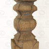 Colonial floor lamp IN698. Made with a small Southern India house post.