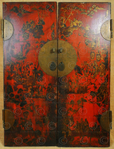 Portes armoire chinoise CH27. Province du Shanxi, Chine.