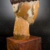 Wooden Saint head VT2D .North Vietnam.