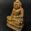 Burmese amber Buddha BU585C .Mandalay style and period. Northern Burma.