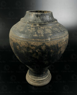 Khmer ceramic jar KM18. Cambodia. Angkor Period, 11th to 13th century.