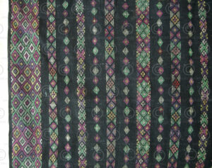 Chin tribe shawl BU36. Zahau Haka-Chin group, Northern Chin state, Burma.