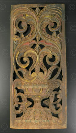 Javanese architectural panel ID78. Central Java, Indonesia.