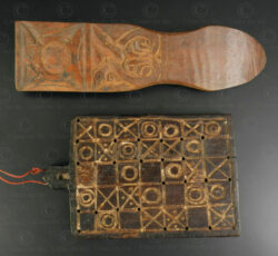 Two Indonesian wooden implements ID108. East Bali or Lombok island, Indonesia.