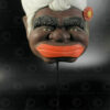Balinese face sculpture ID83. Fro the Ambara workshop, Mas village, central region of Bali island, Indonesia.