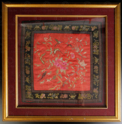 Chinese framed embroidery CH21. Yunnan province, South China.