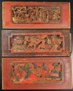 Three Chinese panels C93. China or diaspora.