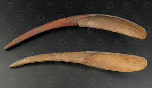 Ethiopian horn spoons AF282. Oromo culture, Southern Ethiopia.