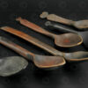 Ifugao tribe spoons ID113. Ifugao culture, Cordillera mountains, northern Luzon, The Philippines.