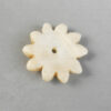 Ancient shell star bead 22SH1D. Oxus civilization, Central Asia. Second or first millenium BCE.