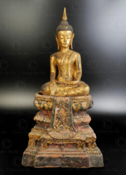 Buddha thaï antique T482. Epoque Rattanakosin, Thaïlande.