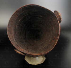 Coiffe ékonda du Congo AF283. Culture Ekonda, région Kasai, Congo RDC.