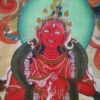 Nepali painting NeP3. Signed by Radhika Maskey, a student of Amir Man Chitrakar. Nepal.