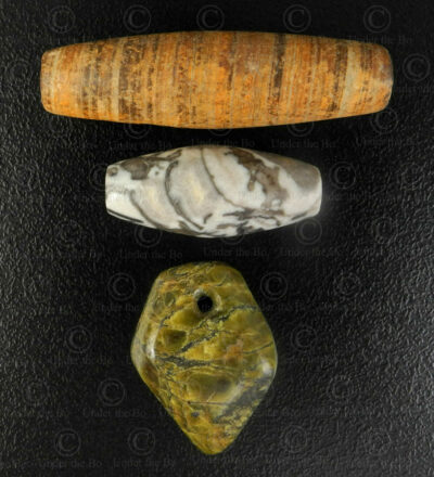 Suleimani agate beads SH68. First millennium BC. Found in Bactria, Afghanistan.