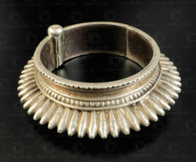 Rajasthan silver bracelet 23JS4. Rajasthan, Western India.