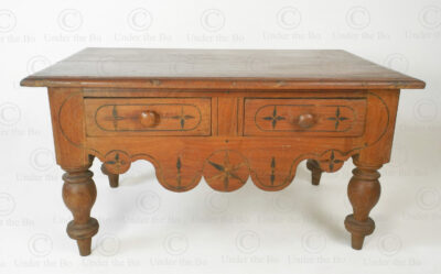 Colonial low table AH1-98. Kerala state, Southern India. Early 20th century.