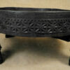 Round low table IN90. Gujarat or Rajasthan state, North West India. 19th century.