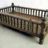 Wooden cradle IN53. Kerala state, Southern India. Early 20th century.