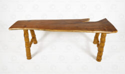 Rustic bench FVS23-17B. Manufactured at the Under the Bo workshop.