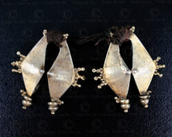 Pair Tanimbar earrings E233. Tanimbar island, eastern Indonesia.