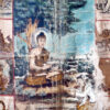 Buddhist temple banner BU596. Burma.