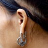 Yao silver earrings E126