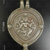 Silver Bhairava locket 23JRJ4A. Rajasthan state, Western India.