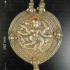 Silver Bhairava locket 23JRJ4B. Rajasthan state, Western India.