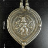 Silver Bhairava locket 23JRJ4E. Rajasthan state, Western India.