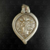 Silver Hanuman locket 23JRJ6B. Rajasthan state, Western India.