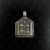 Silver Rajasthan folk locket 23JRJ7F. Rajasthan state, Western India.