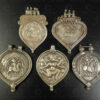 Silver Ramdev locket 23JRJ5A. Rajasthan state, Western India.