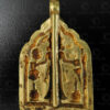 Gold Karni Mata locket 23JRJ9A. Rajasthan state, Western India.