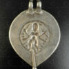 Silver Bhairava locket 23JRJ4E. Rajasthan state, Western India.