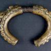 Batak bronze singa bracelet B244. Toba Batak culture. Samosir island, Sumatra, Indonesia.