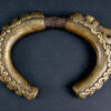 Batak bronze singa bracelet B244. Toba Batak culture. Samosir island, Sumatra, Indonesia.