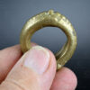 Batak brass ring R324. Toba Batak culture. Samosir island, Sumatra, Indonesia.