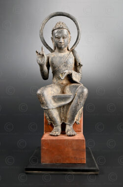 Buddha assis Srivijaya ID133. Style et époque Sriwijaya. Provenance: collection A. Goetz.