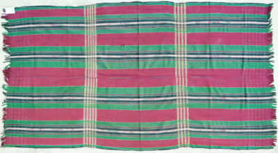 Chin mantle BU4B. Tiddim Township, Chin State, Burma. Mid-20th century.