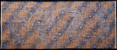 Javanese batik sarong ID7B. Jogyakarta style, Central Java, Indonesia. Mid-20th century.