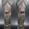 Pair of Batak singas ID151. Samosir Island, Sumatra, Indonesia.