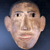 Bidayuh white mask BO281. Bidayuh Dayak culture, Sarawak, Malaysian part of Borneo island.