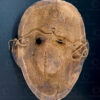 Bidayuh white mask BO281. Bidayuh Dayak culture, Sarawak, Malaysian part of Borneo island.