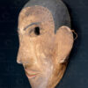 Bidayuh white mask BO281. Bidayuh Dayak culture, Sarawak, Malaysian part of Borneo island.