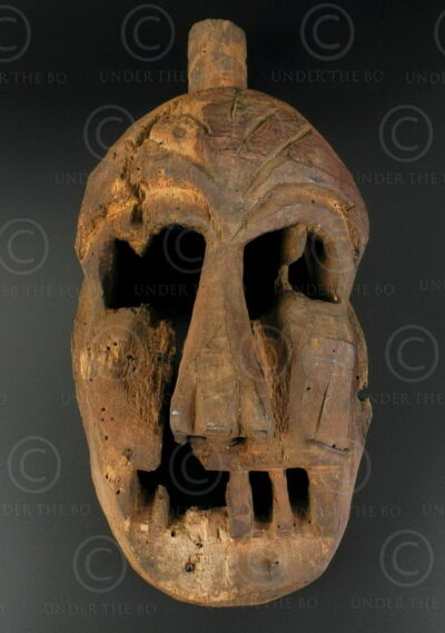 Lantien Yao mask YA164. Lantien Yao minority. Northern Laos or Southern China.