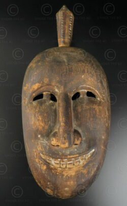 Lantien Yao mask YA165. Northern Laos or Southern China. Mid-20th century.