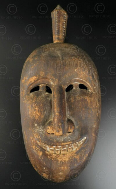 Lantien Yao mask YA165. Northern Laos or Southern China. Mid-20th century.