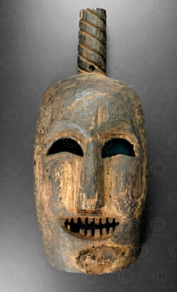 Lantien Yao mask YA187A. Lantien Yao minority. Northern Laos or Southern China.