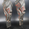 Pair of Batak singas ID151. Samosir Island, Sumatra, Indonesia.
